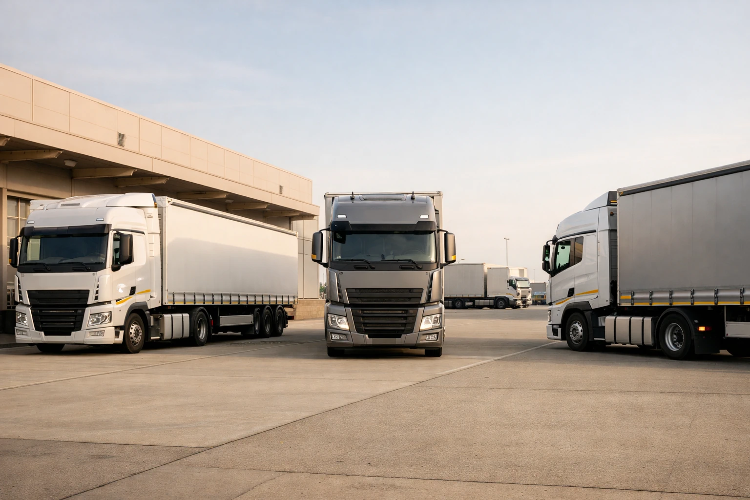 Domestic vehicle management – trucks handled at a freight terminal