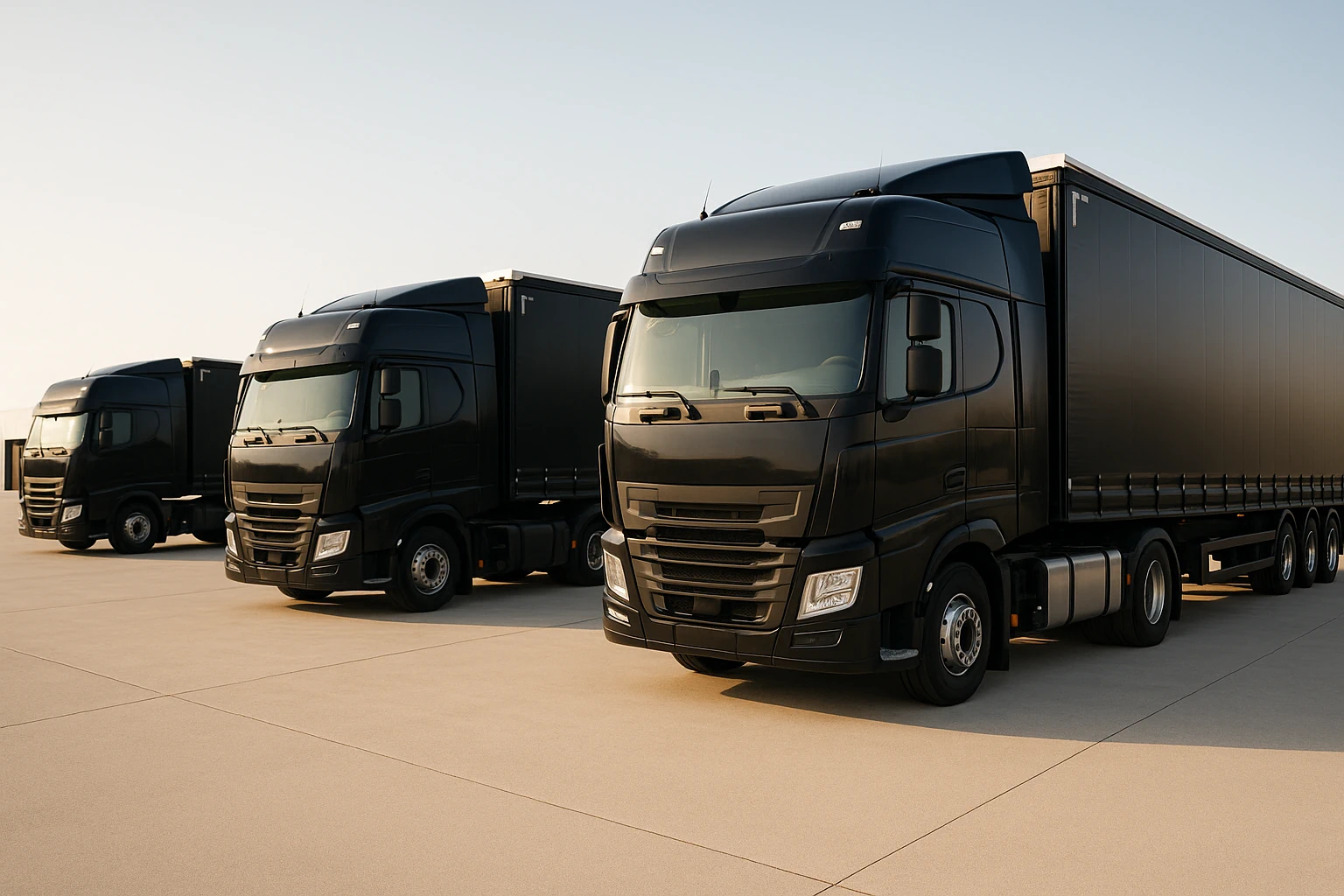 Freight forwarding company Twenty Twenty with a modern truck fleet for domestic and international transport