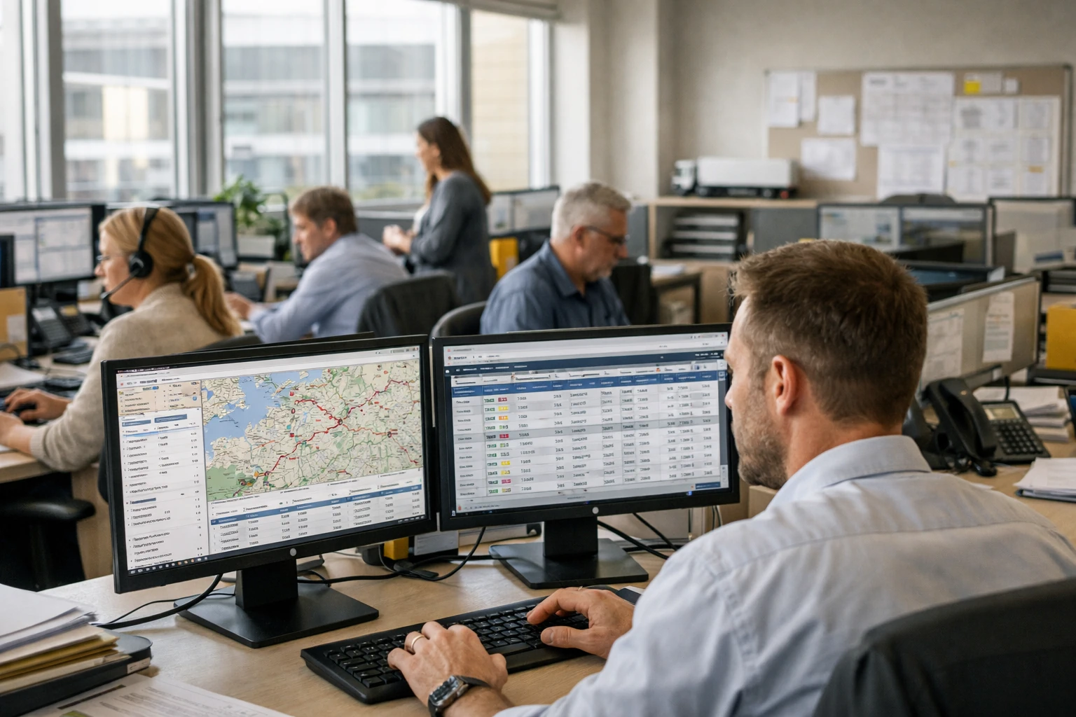 Careers in transport and logistics – freight forwarding operations office